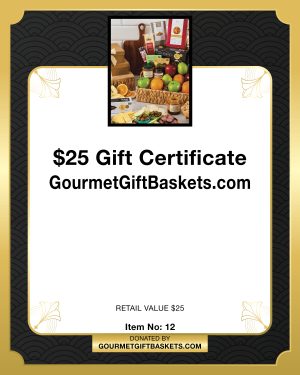 $25 Gift Certificate GourmetGiftBaskets.com