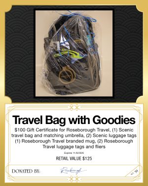 Travel Bag with Goodies