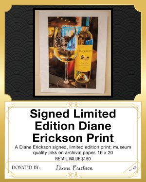 Signed Limited Edition Diane Erickson Print