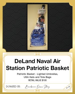 DeLand Naval Air Station Patriotic Basket