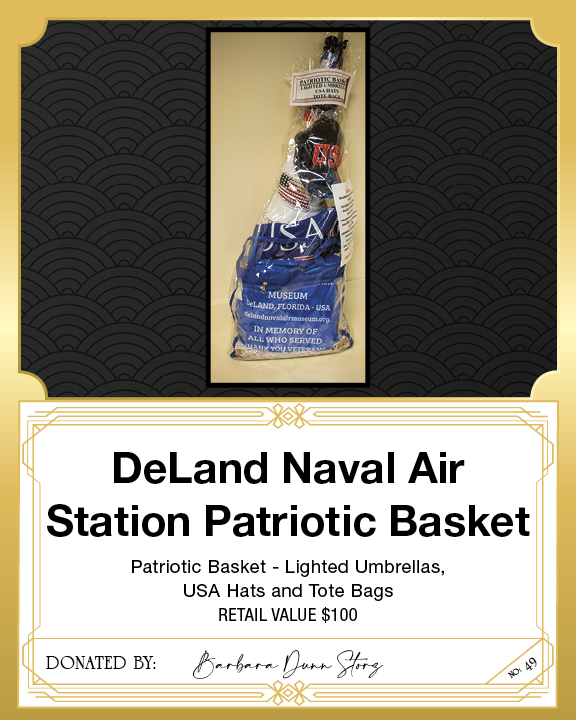DeLand Naval Air Station Patriotic Basket