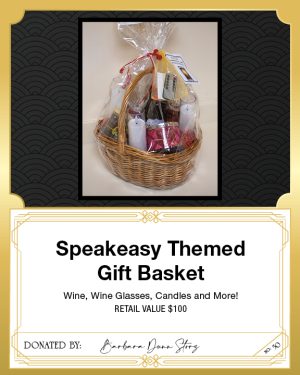 Speakeasy Themed Gift Basket