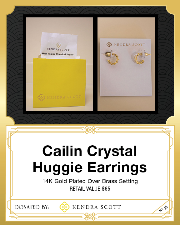 Cailin Crystal Huggie Earrings