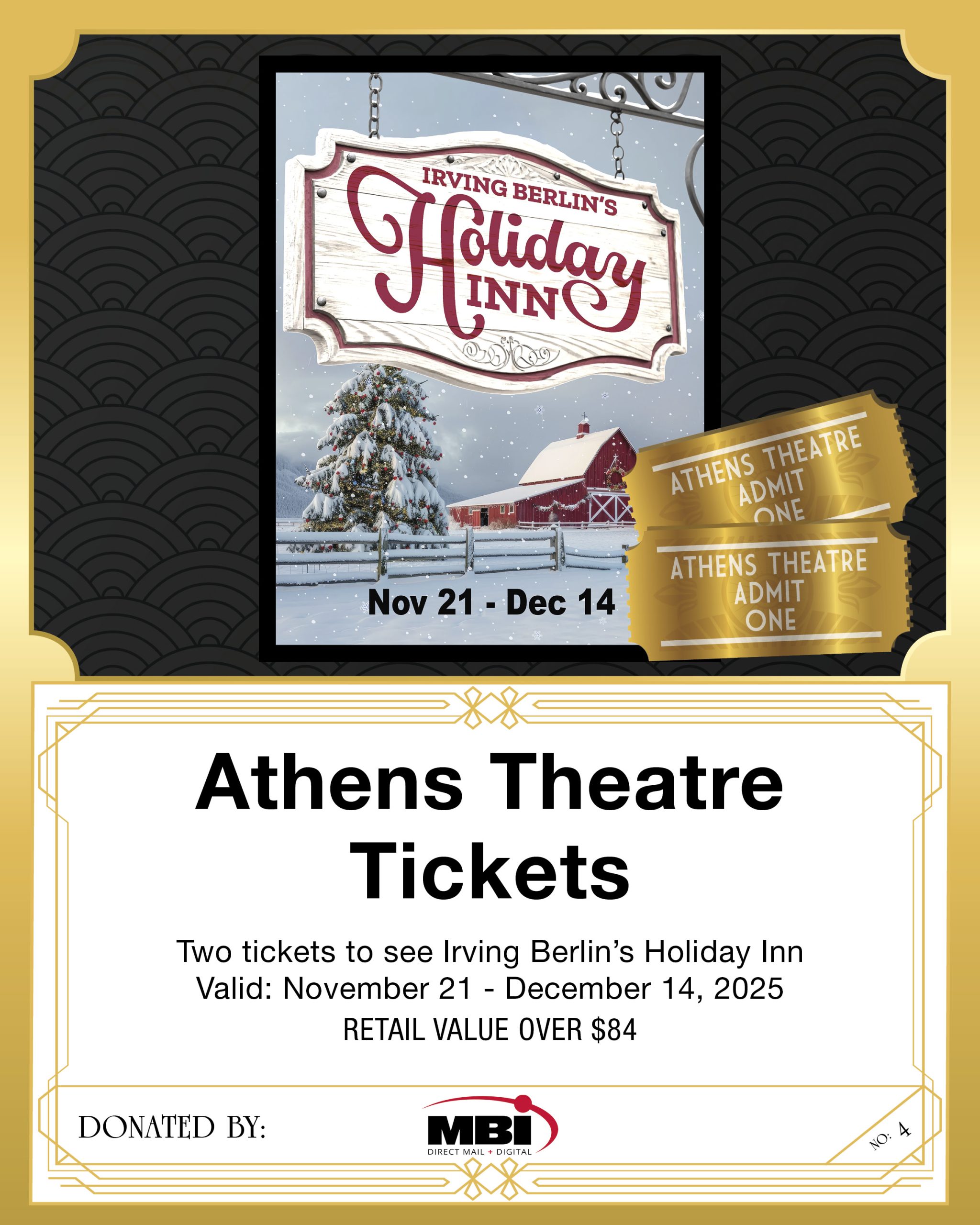 Athens Theatre Tickets - Irving Berlin's Holiday Inn